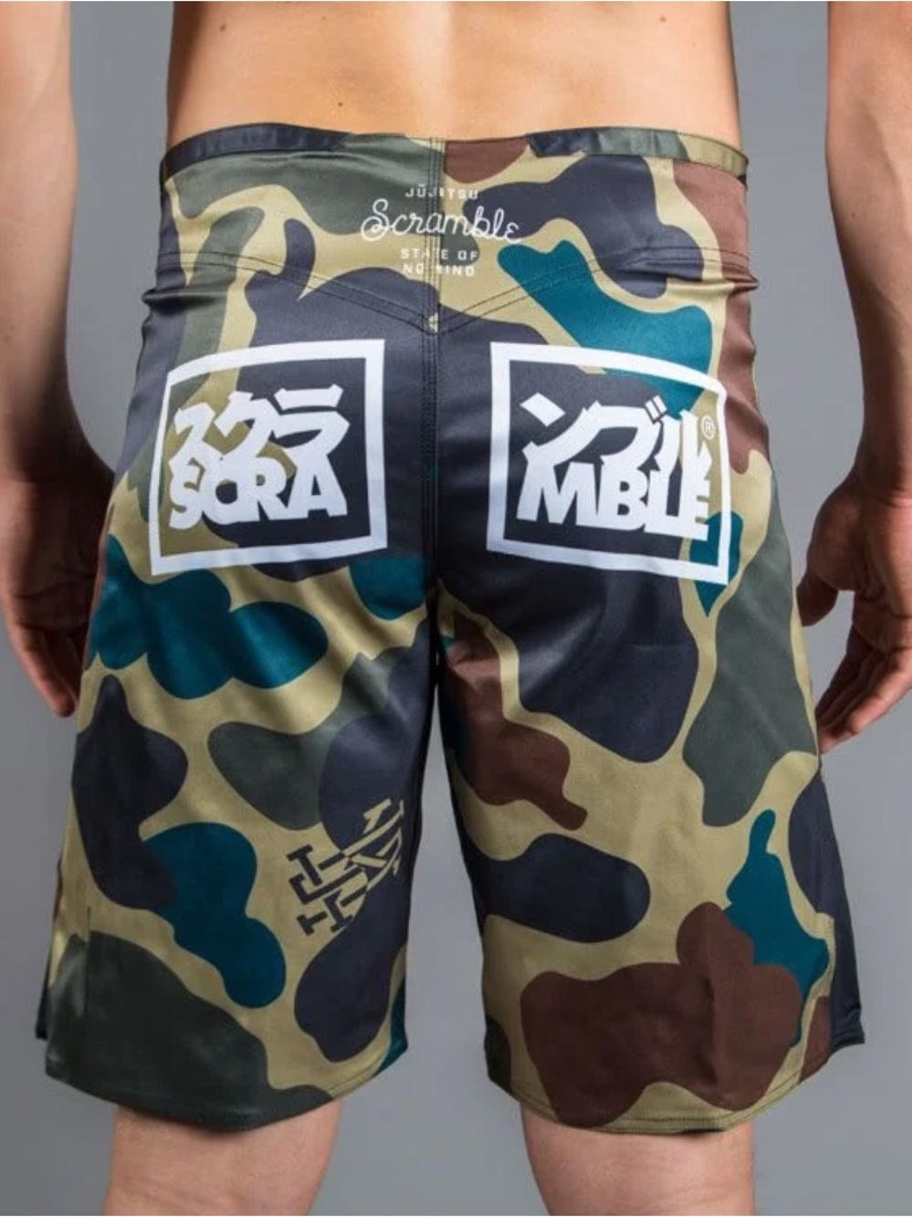 SCRAMBLE “NO MIND” CAMO SHORTS - Picture 5 of 5